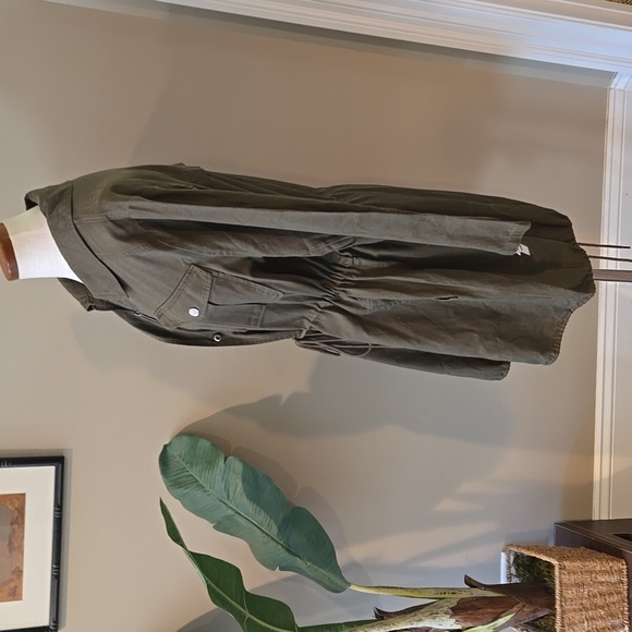 bp Olive Drawstring Utility Jacket - Picture 5 of 9